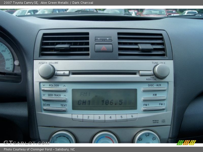 Aloe Green Metallic / Dark Charcoal 2007 Toyota Camry SE