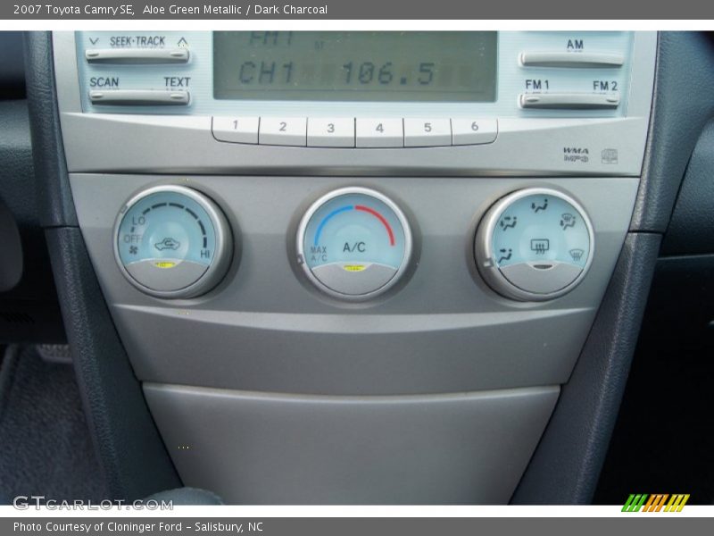 Aloe Green Metallic / Dark Charcoal 2007 Toyota Camry SE