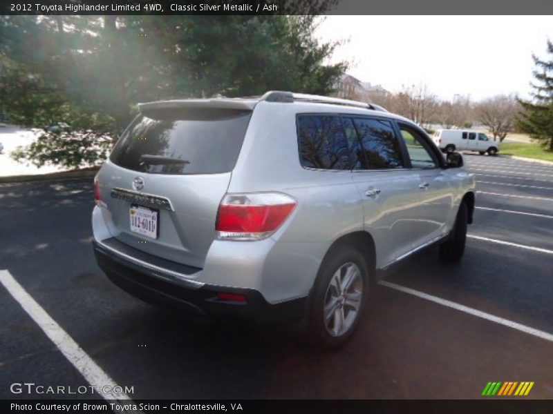 Classic Silver Metallic / Ash 2012 Toyota Highlander Limited 4WD