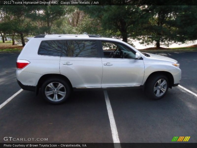Classic Silver Metallic / Ash 2012 Toyota Highlander Limited 4WD