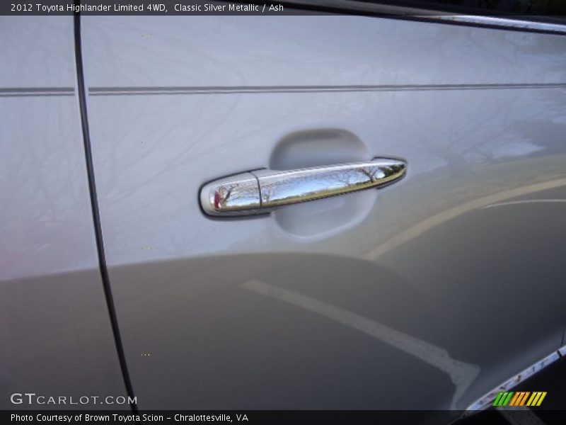 Classic Silver Metallic / Ash 2012 Toyota Highlander Limited 4WD
