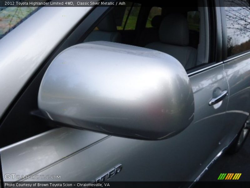 Classic Silver Metallic / Ash 2012 Toyota Highlander Limited 4WD