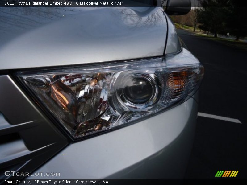 Classic Silver Metallic / Ash 2012 Toyota Highlander Limited 4WD