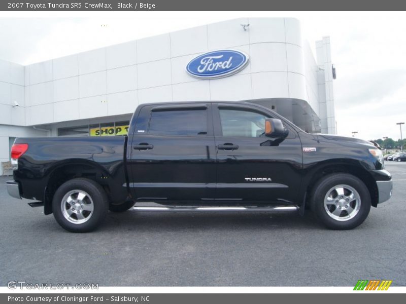 Black / Beige 2007 Toyota Tundra SR5 CrewMax