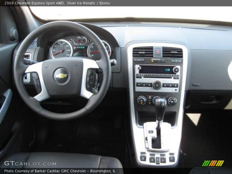 Silver Ice Metallic / Ebony 2009 Chevrolet Equinox Sport AWD