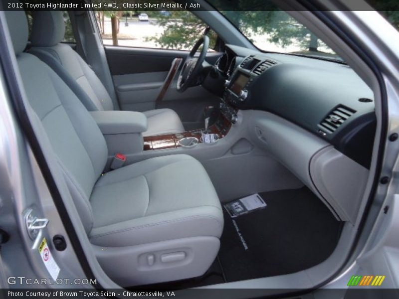  2012 Highlander Limited 4WD Ash Interior