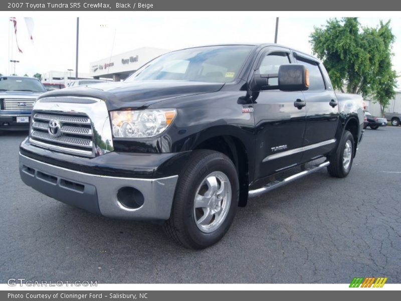 Black / Beige 2007 Toyota Tundra SR5 CrewMax