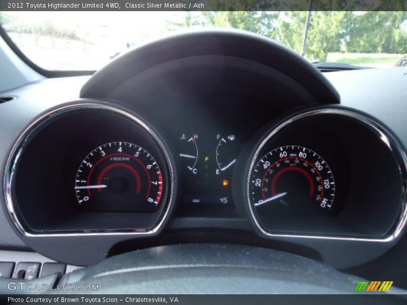  2012 Highlander Limited 4WD Limited 4WD Gauges