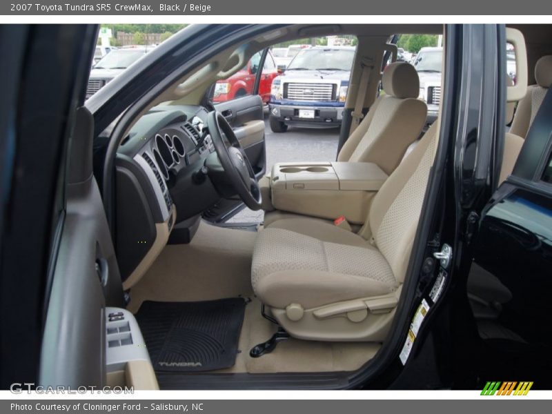 Black / Beige 2007 Toyota Tundra SR5 CrewMax
