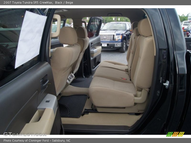Black / Beige 2007 Toyota Tundra SR5 CrewMax