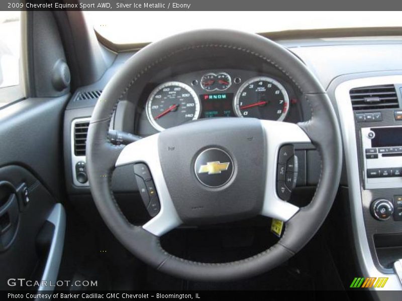 Silver Ice Metallic / Ebony 2009 Chevrolet Equinox Sport AWD