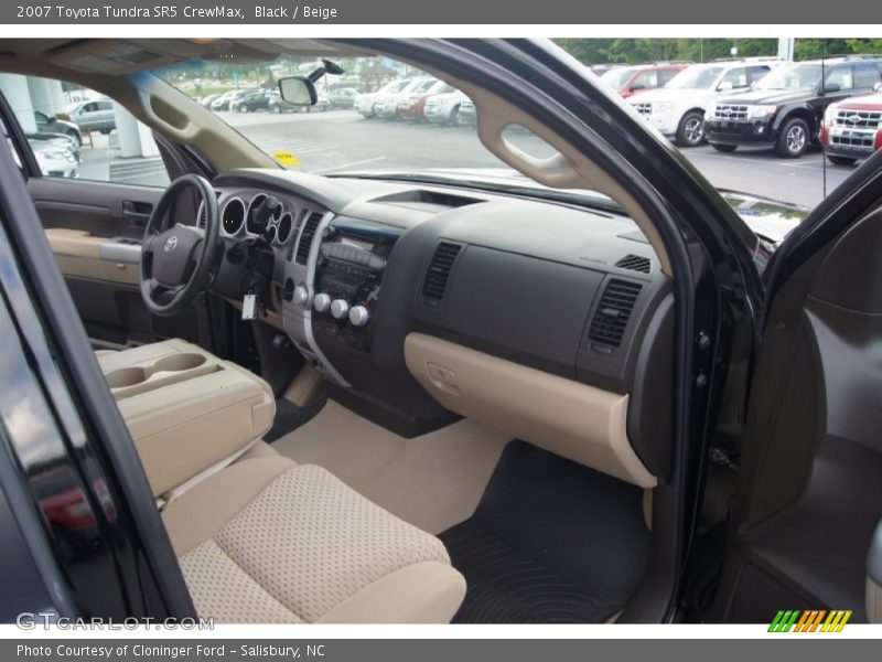 Black / Beige 2007 Toyota Tundra SR5 CrewMax