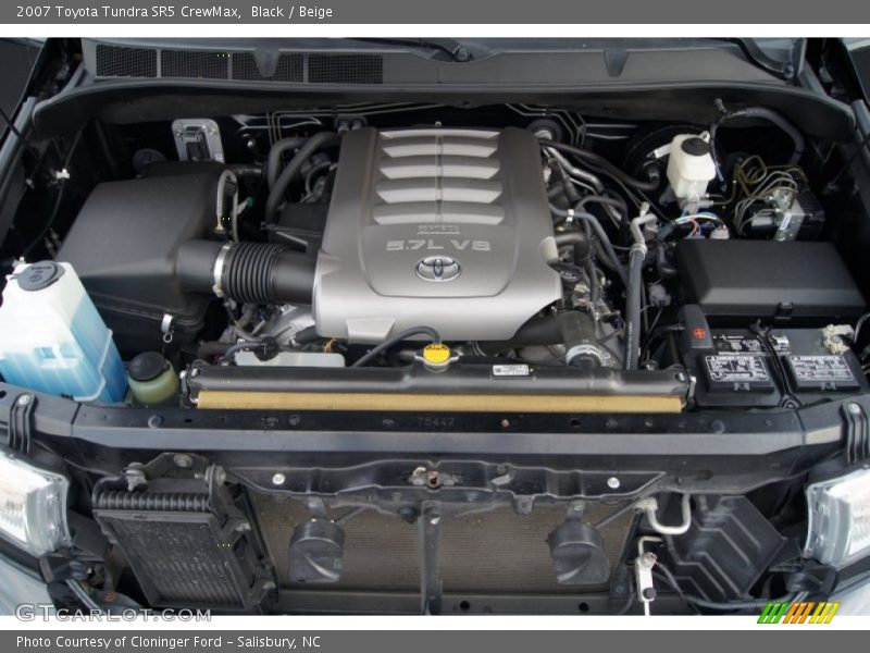 Black / Beige 2007 Toyota Tundra SR5 CrewMax