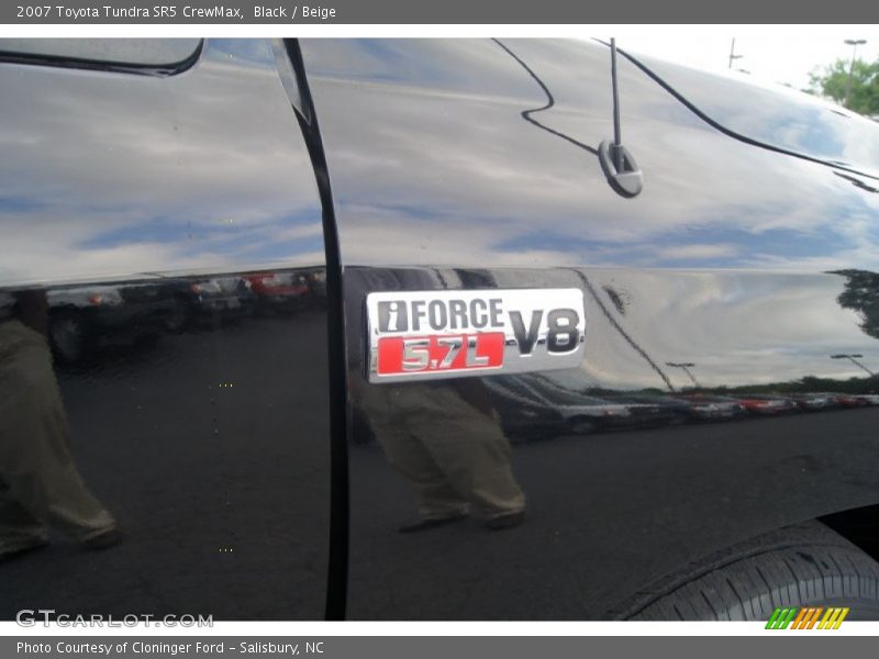 Black / Beige 2007 Toyota Tundra SR5 CrewMax