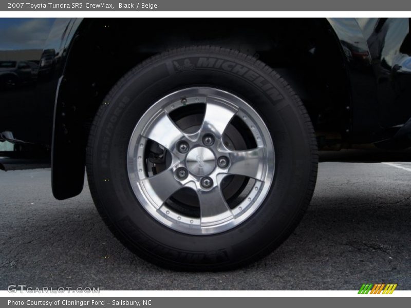 Black / Beige 2007 Toyota Tundra SR5 CrewMax