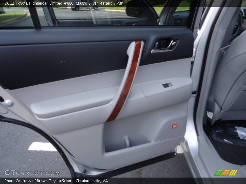 Classic Silver Metallic / Ash 2012 Toyota Highlander Limited 4WD
