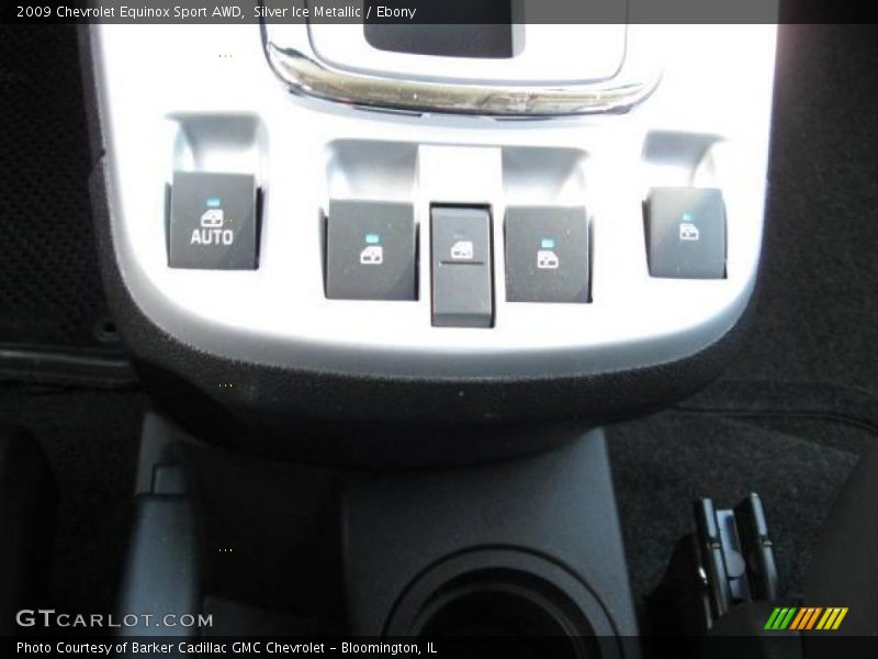 Silver Ice Metallic / Ebony 2009 Chevrolet Equinox Sport AWD