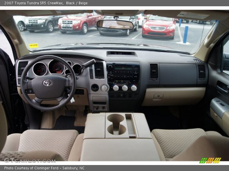Black / Beige 2007 Toyota Tundra SR5 CrewMax