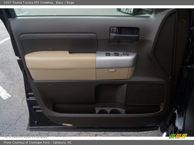 Black / Beige 2007 Toyota Tundra SR5 CrewMax