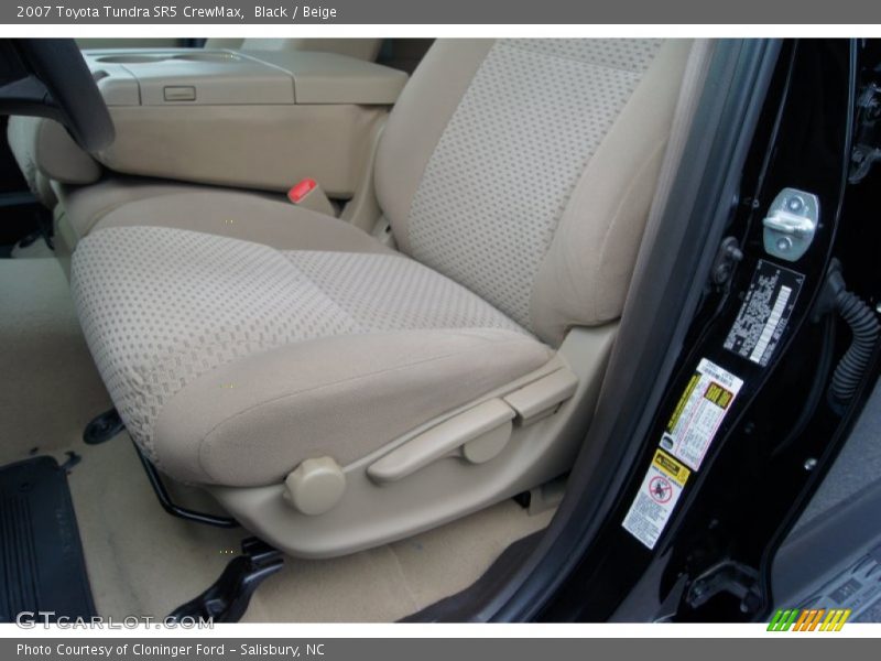 Black / Beige 2007 Toyota Tundra SR5 CrewMax