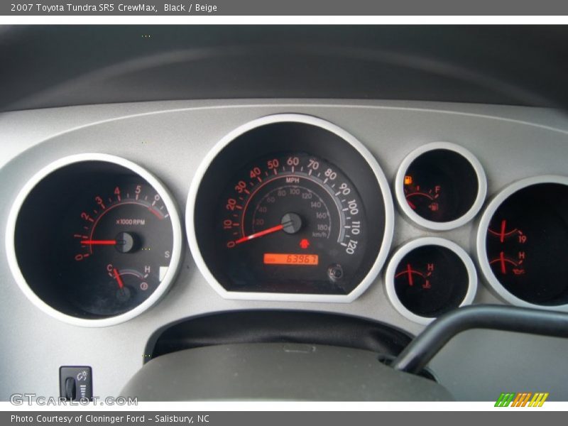 Black / Beige 2007 Toyota Tundra SR5 CrewMax