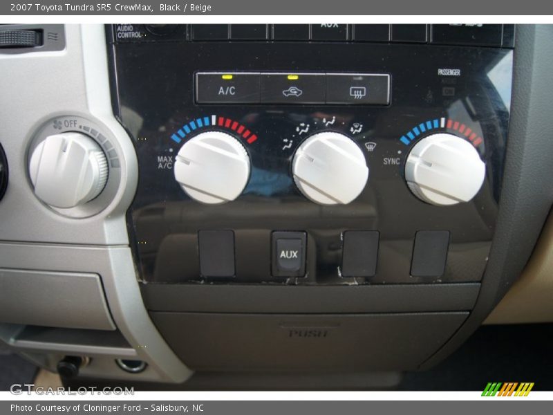 Black / Beige 2007 Toyota Tundra SR5 CrewMax