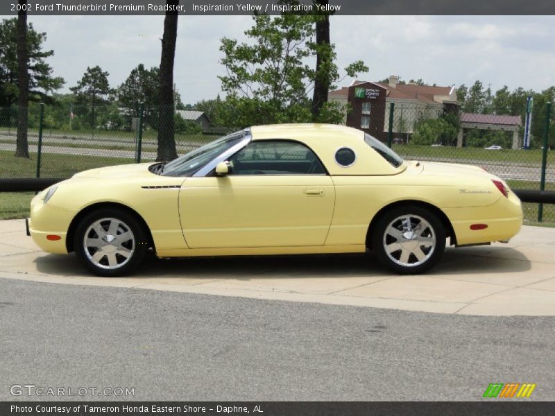  2002 Thunderbird Premium Roadster Inspiration Yellow