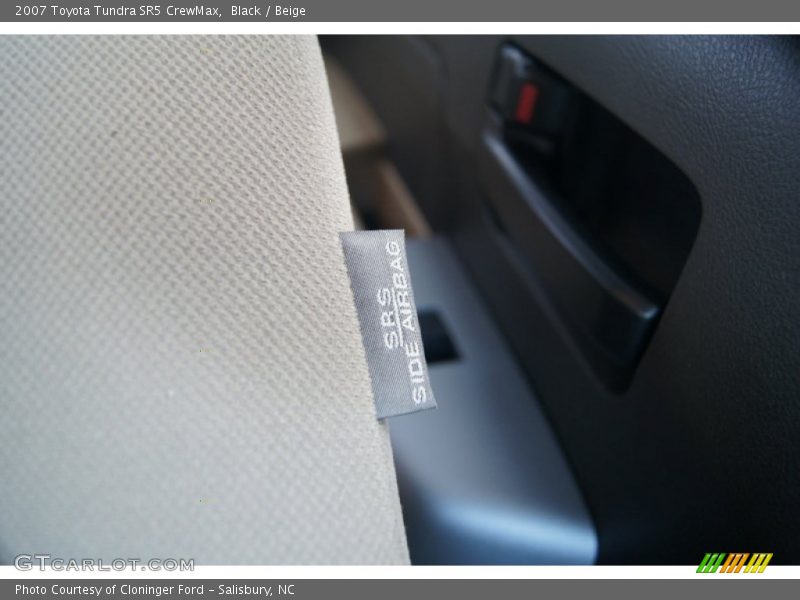 Black / Beige 2007 Toyota Tundra SR5 CrewMax