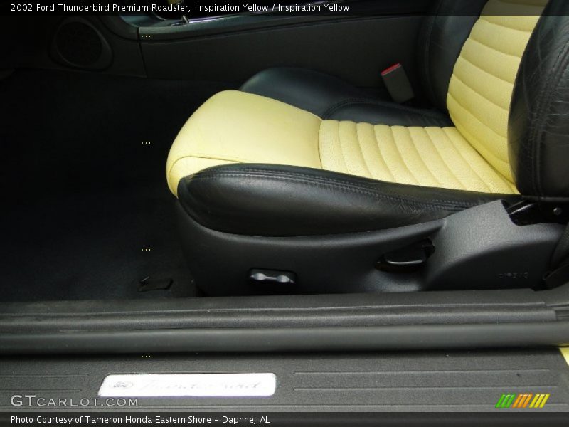 Inspiration Yellow / Inspiration Yellow 2002 Ford Thunderbird Premium Roadster