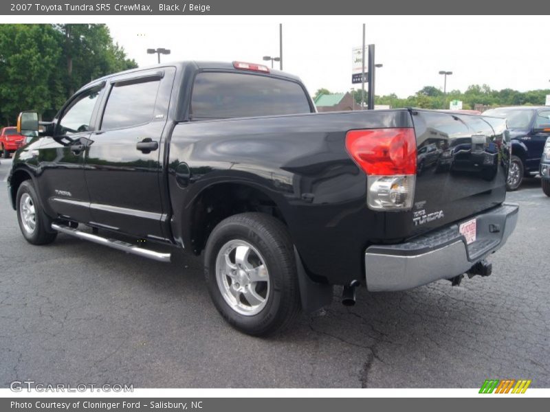 Black / Beige 2007 Toyota Tundra SR5 CrewMax