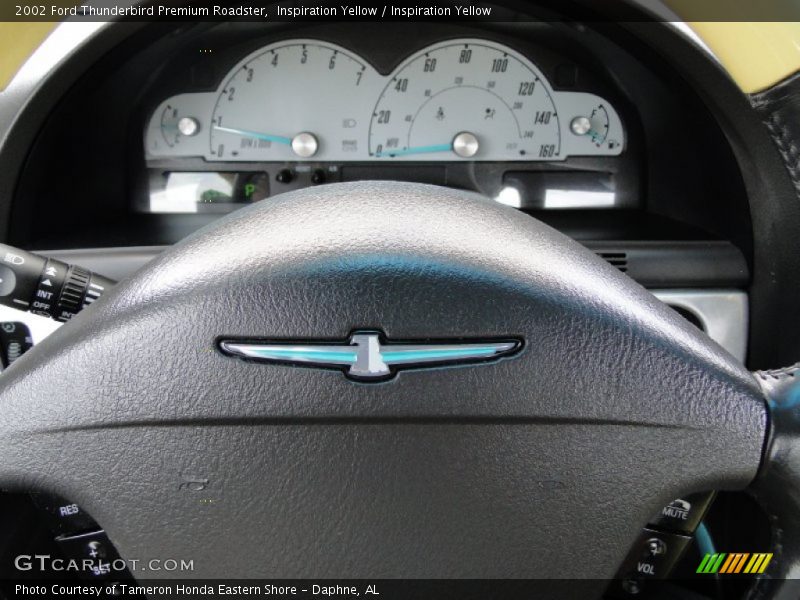 Inspiration Yellow / Inspiration Yellow 2002 Ford Thunderbird Premium Roadster