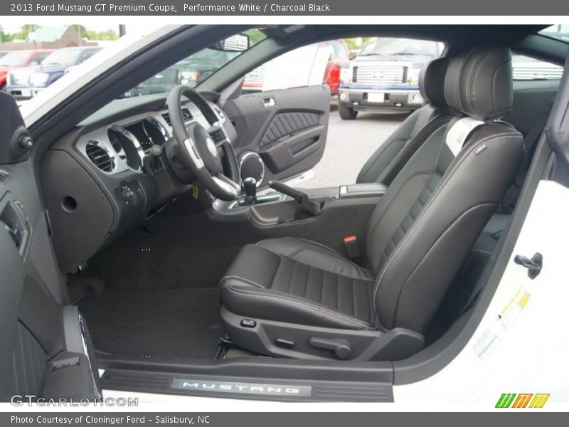  2013 Mustang GT Premium Coupe Charcoal Black Interior