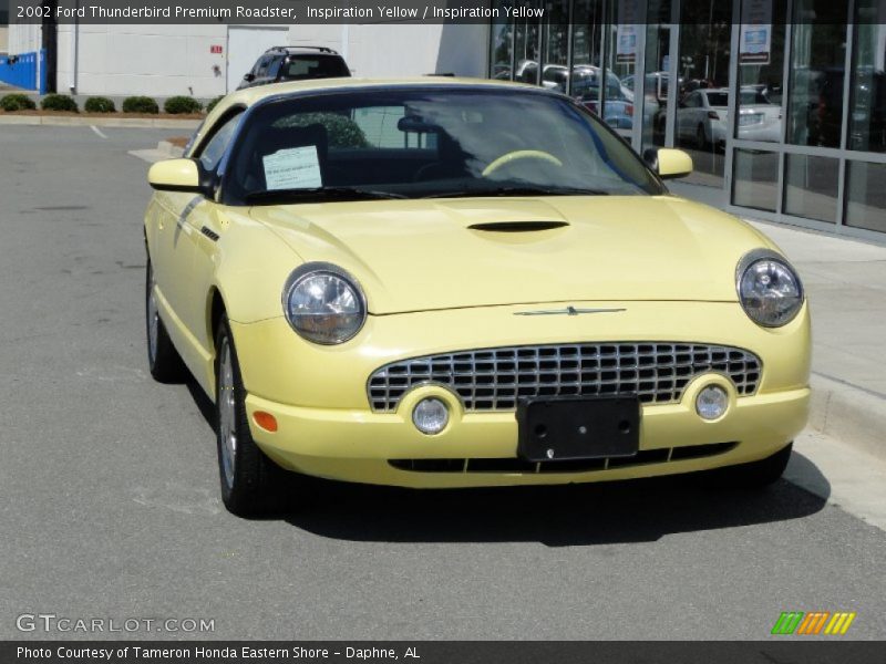  2002 Thunderbird Premium Roadster Inspiration Yellow