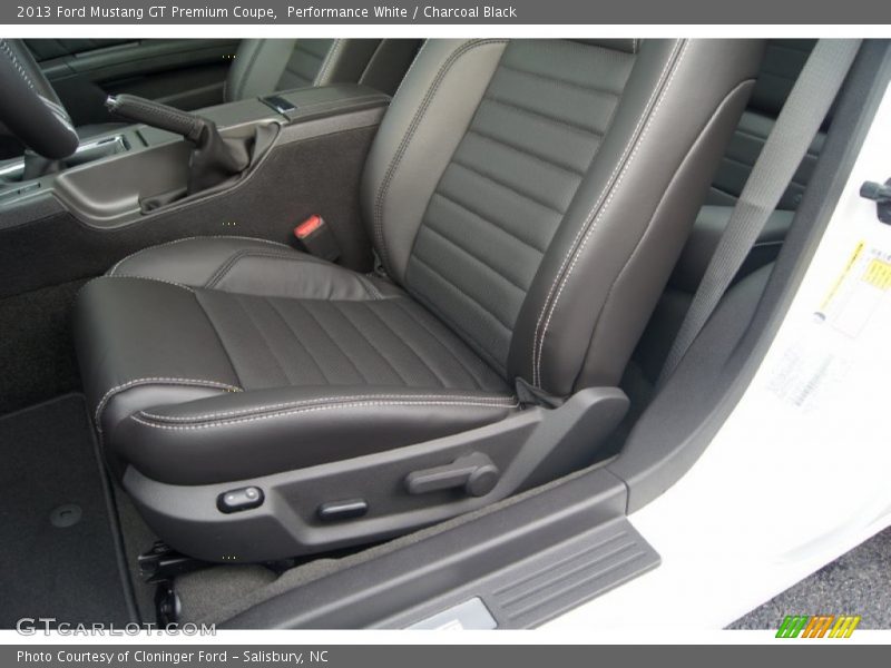 Front Seat of 2013 Mustang GT Premium Coupe