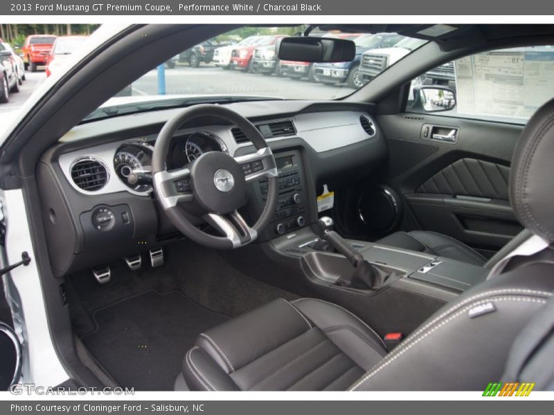  2013 Mustang GT Premium Coupe Charcoal Black Interior