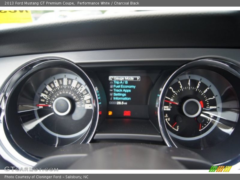  2013 Mustang GT Premium Coupe GT Premium Coupe Gauges