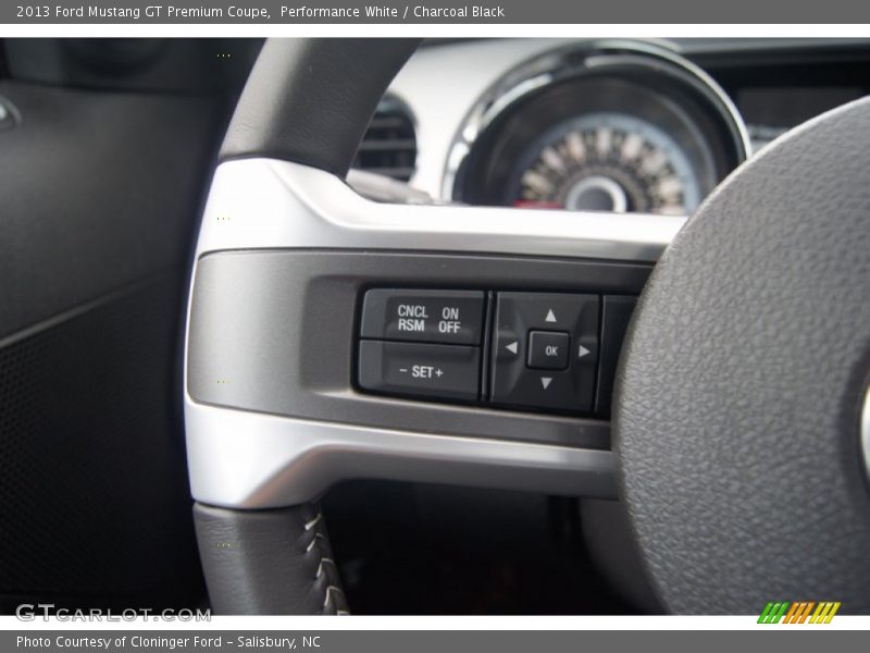 Controls of 2013 Mustang GT Premium Coupe