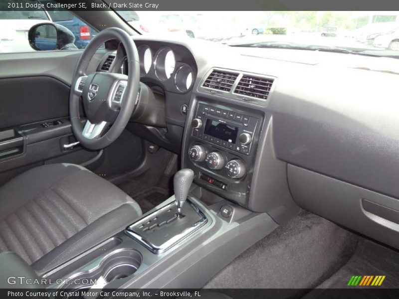 Black / Dark Slate Gray 2011 Dodge Challenger SE