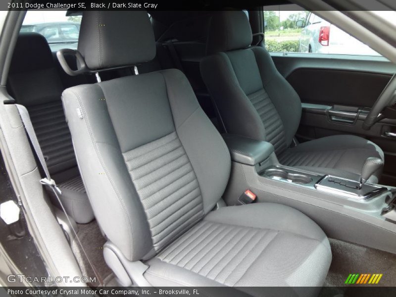 Black / Dark Slate Gray 2011 Dodge Challenger SE