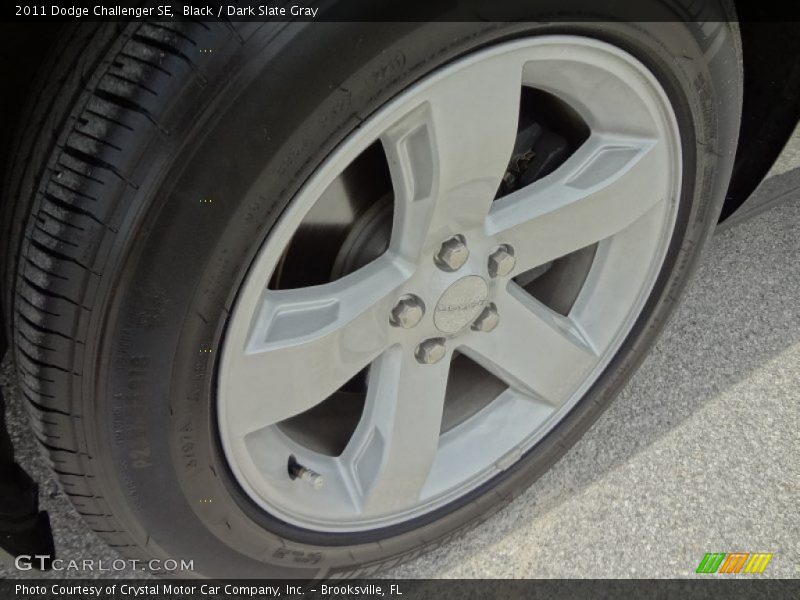 Black / Dark Slate Gray 2011 Dodge Challenger SE