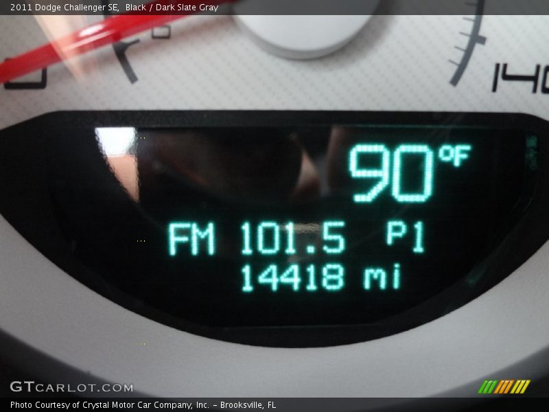 Black / Dark Slate Gray 2011 Dodge Challenger SE