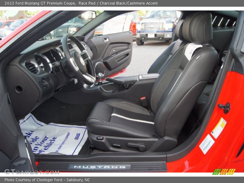  2013 Mustang GT Premium Coupe Charcoal Black/Cashmere Accent Interior