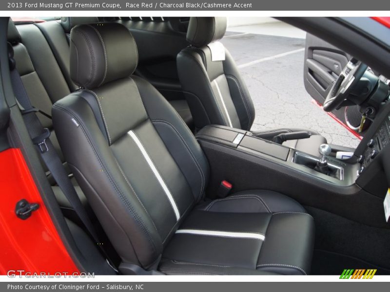 Front Seat of 2013 Mustang GT Premium Coupe