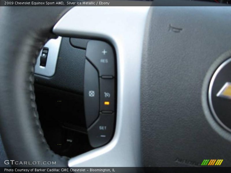 Silver Ice Metallic / Ebony 2009 Chevrolet Equinox Sport AWD