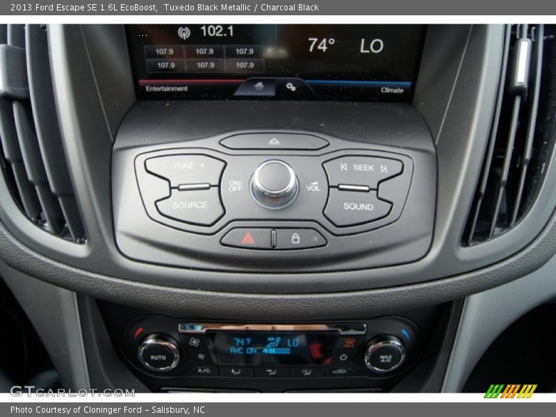 Controls of 2013 Escape SE 1.6L EcoBoost