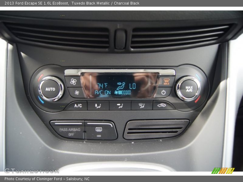Controls of 2013 Escape SE 1.6L EcoBoost