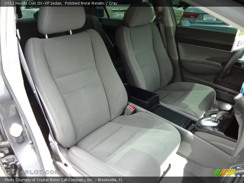 Polished Metal Metallic / Gray 2011 Honda Civic DX-VP Sedan