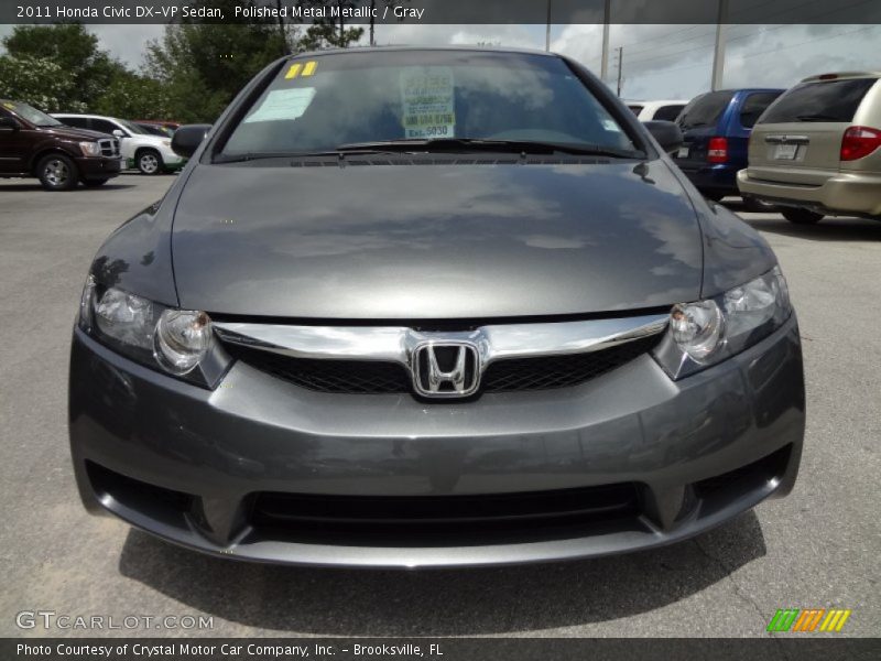 Polished Metal Metallic / Gray 2011 Honda Civic DX-VP Sedan