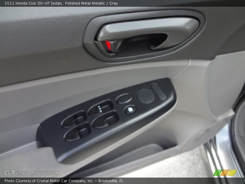 Polished Metal Metallic / Gray 2011 Honda Civic DX-VP Sedan