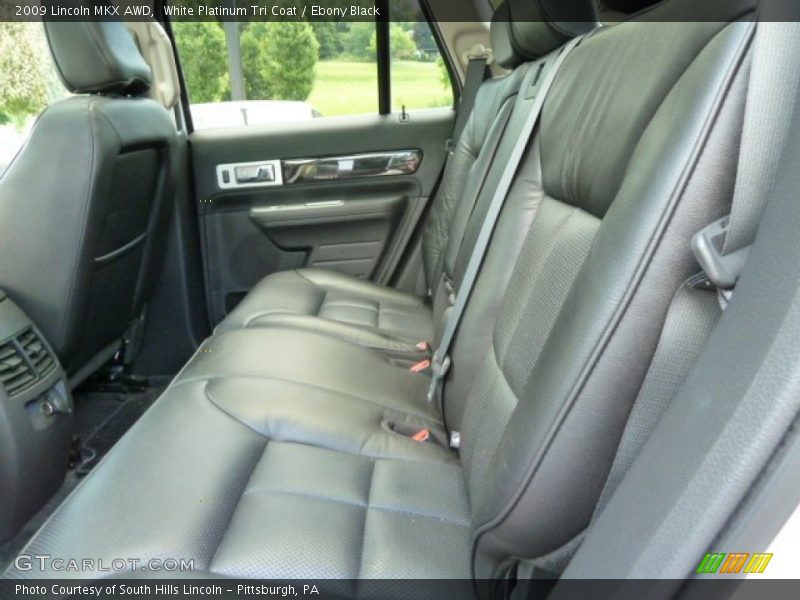 White Platinum Tri Coat / Ebony Black 2009 Lincoln MKX AWD